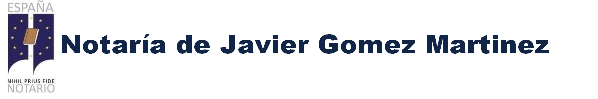 Notaría de Javier Gómez Martínez en Valladolid