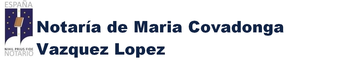 Notaría de María Covadonga Vázquez López en Ribeira