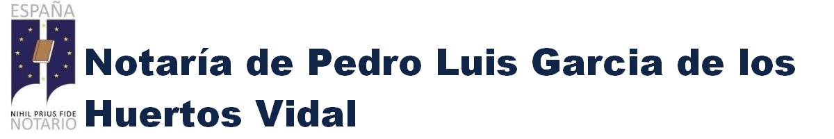 Notaría de Pedro Luis García de los Huertos Vidal en Ferrol