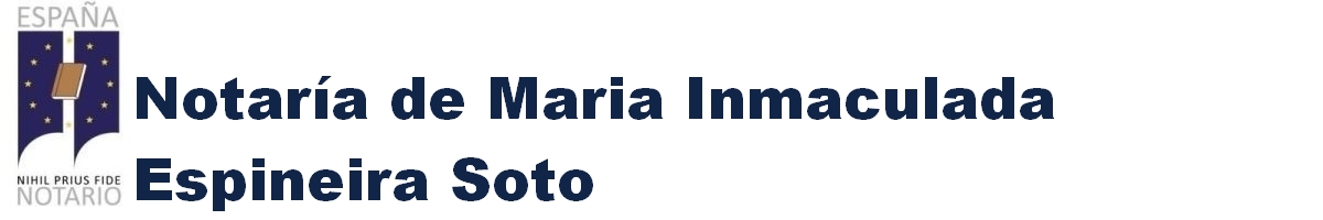 Notaría de María Inmaculada Espiñeira Soto en Santiago de Compostela