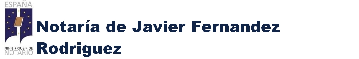 Notaría de Javier Fernández Rodríguez en Vigo