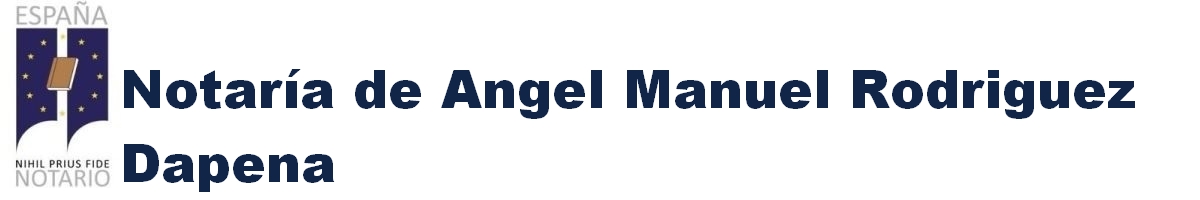 Notaría de Ángel Manuel Rodríguez Dapena en Celanova
