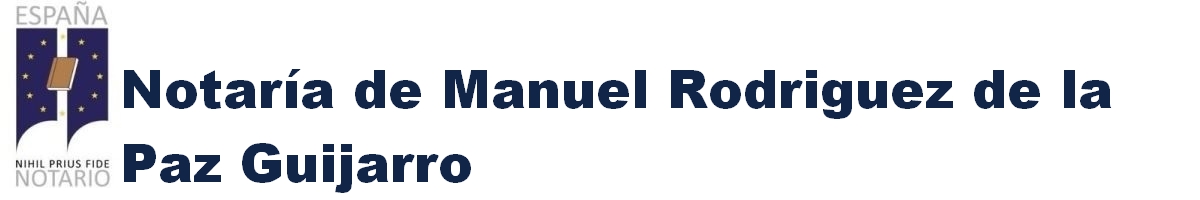 Notaría de Manuel Rodríguez de la Paz Guijarro en Oviedo