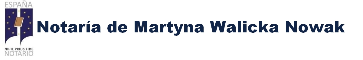 Notaría de Martyna Walicka Nowak en Llanera