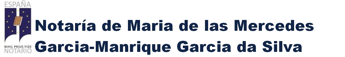 Notaría de María de las Mercedes García-Manrique García da Silva en Medina del Campo