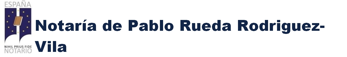 Notaría de Pablo Rueda Rodríguez-Vila en Vigo