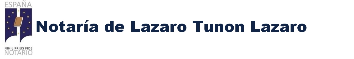 Notaría de Lázaro Tuñón Lázaro en Consuegra