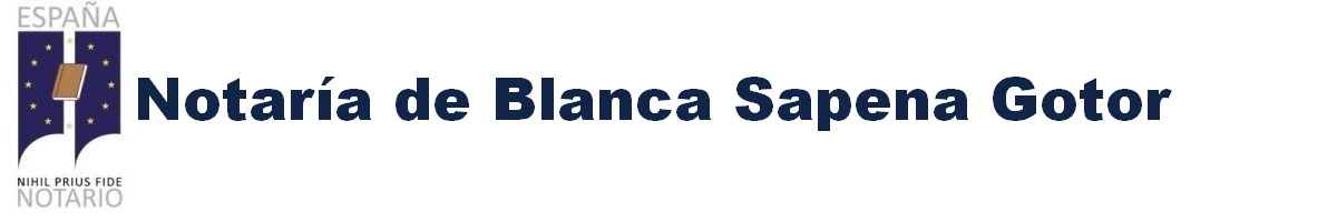 Notaría de Blanca Sapena Gotor en Font d'en Carròs, La