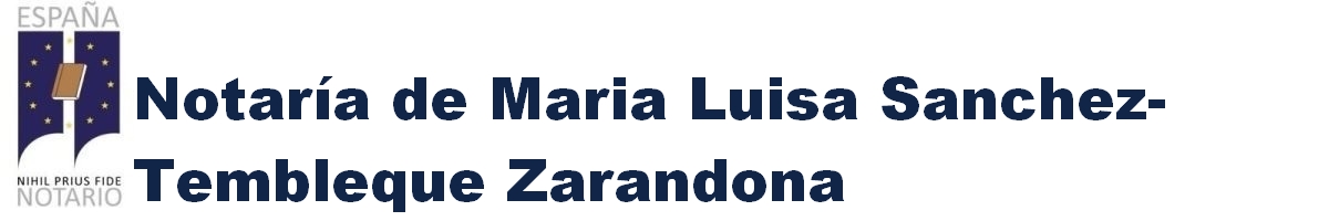 Notaría de María Luisa Sánchez-Tembleque Zarandona en Socuéllamos