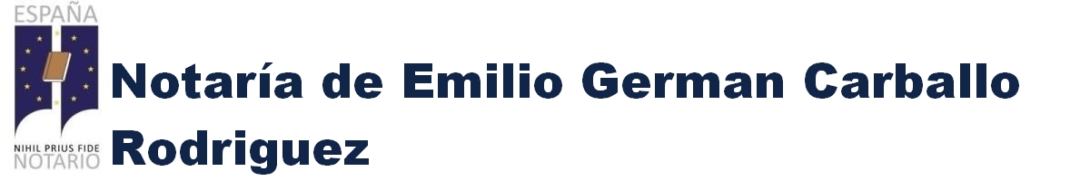 Notaría de Emilio Germán Carballo Rodríguez en Getafe