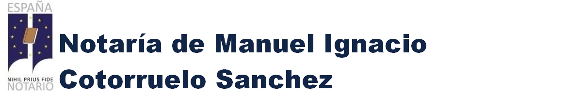 Notaría de Manuel Ignacio Cotorruelo Sánchez en Alcorcón