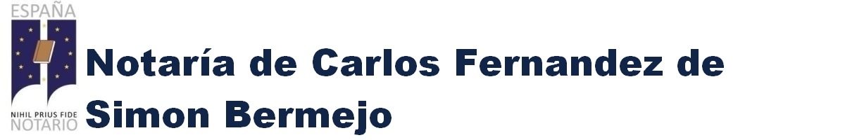 Notaría de Carlos Fernández de Simón Bermejo en Cartagena