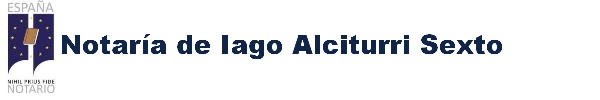 Notaría de Iago Alciturri Sexto en Espinosa de los Monteros