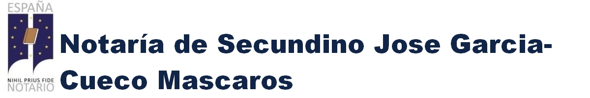 Notaría de Secundino José García-Cueco Mascarós en Denia