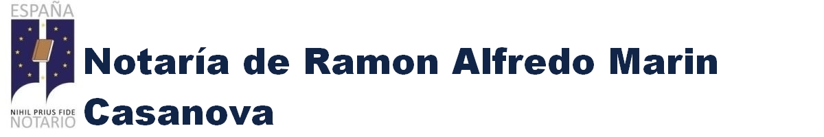 Notaría de Ramón Alfredo Marín Casanova en Alfafar