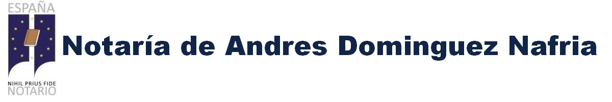 Notaría de Andrés Domínguez Nafría en Madrid