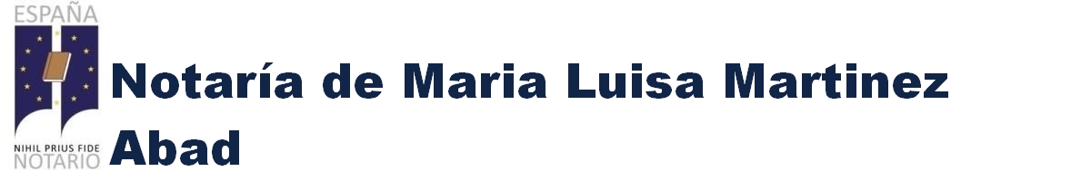 Notaría de María Luisa Martínez Abad en Alba de Tormes