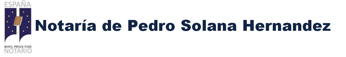 Notaría de Pedro Solana Hernández en Santomera