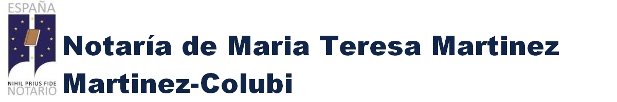 Notaría de María Teresa Martínez Martínez-Colubi en Villaluenga de la Sagra
