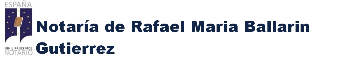 Notaría de Rafael María Ballarín Gutiérrez en Campello, El