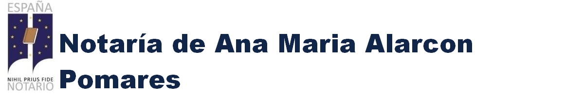 Notaría de Ana María Alarcón Pomares en Cieza