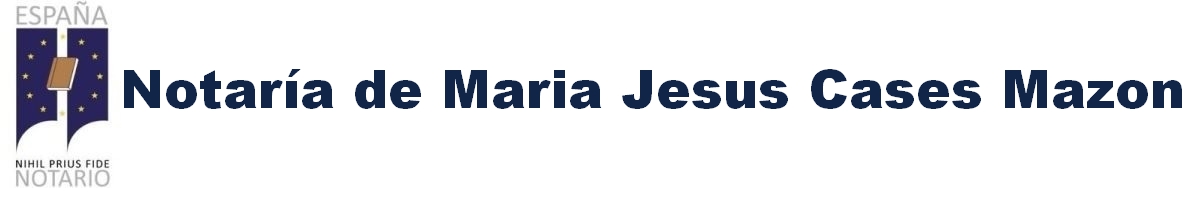Notaría de María Jesús Cases Mazón en Elche